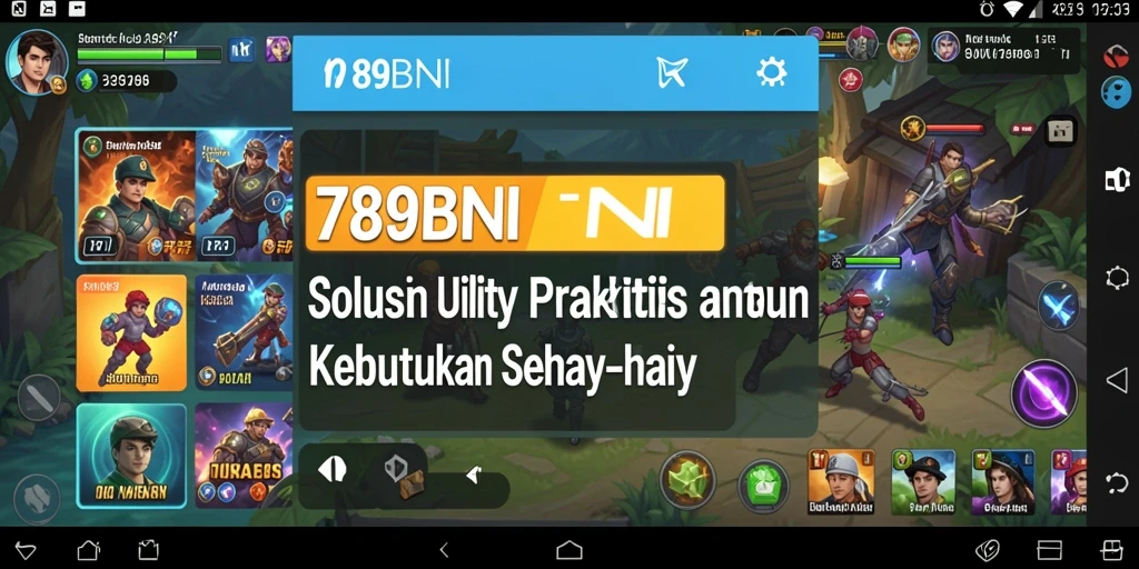 Tampilan intuitif antarmuka 789BNI yang memudahkan pengguna.