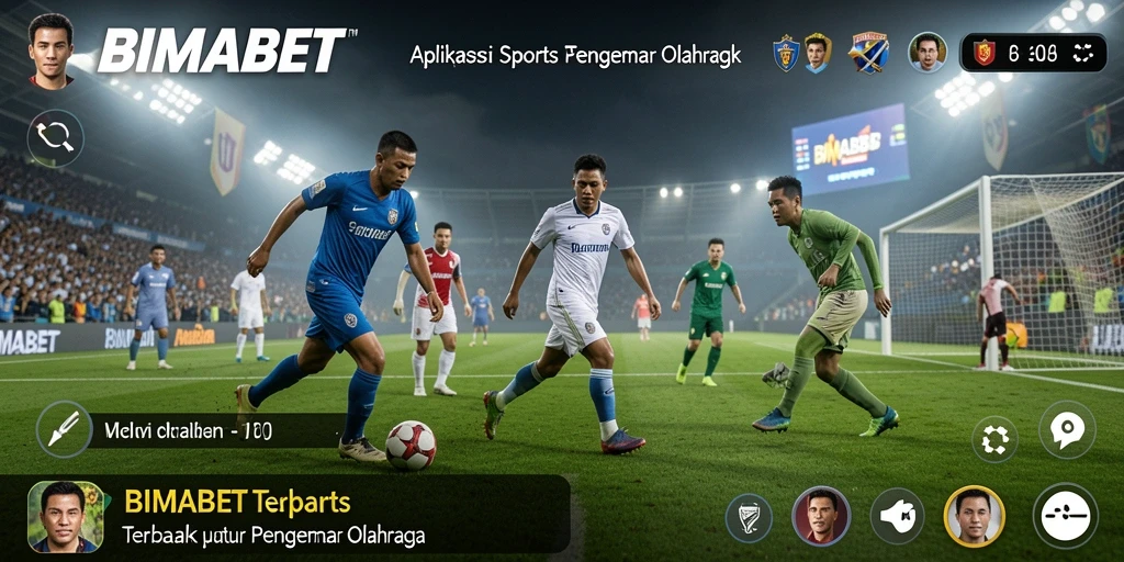 Tampilan permainan olahraga yang seru dan interaktif di BIMABET.