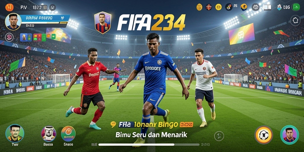 Tampilan screenshot gameplay FIFA234 yang seru dan interaktif.