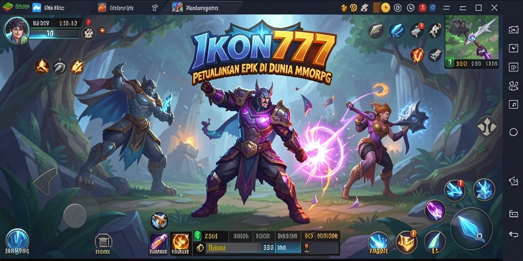 Screenshot gameplay <strong>IKON777</strong> yang menunjukkan aksi pertarungan yang mendebarkan.