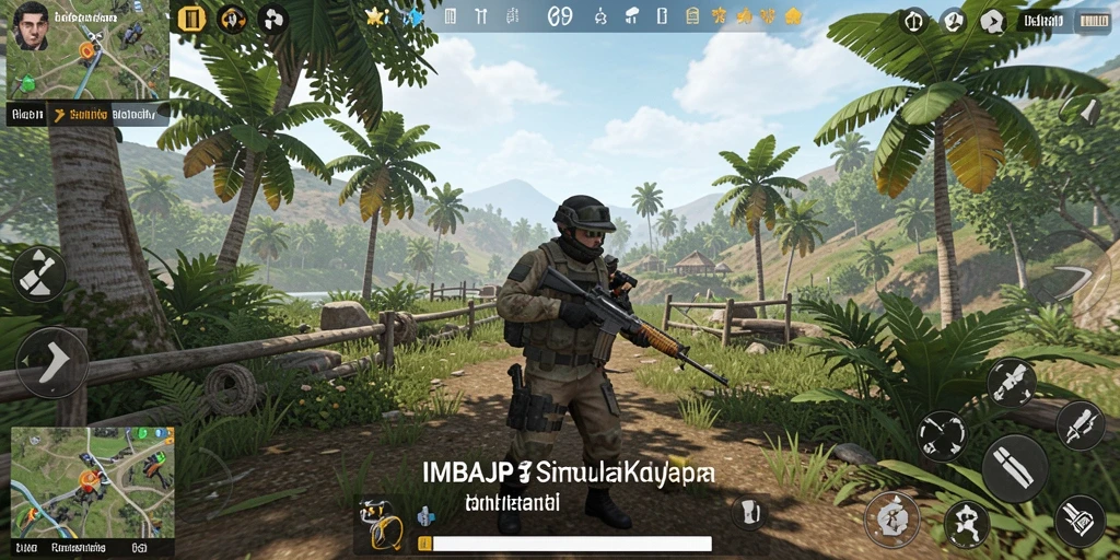 Screenshot menarik dari gameplay <strong>IMBAJP</strong> yang menunjukkan aktivitas sehari-hari karakter.