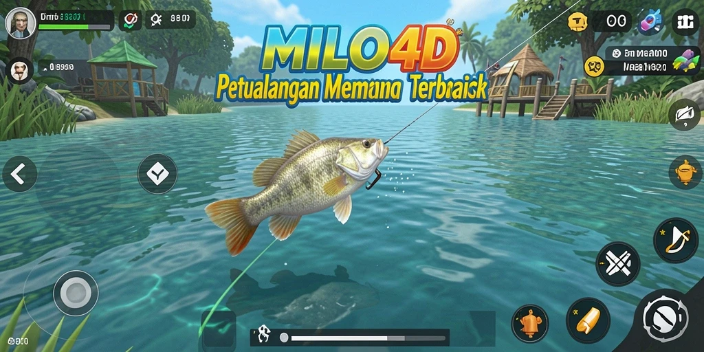Tangkapan ikan yang menakjubkan dalam gameplay MILO4D.