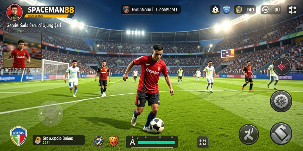 Tampilan gameplay SPACEMAN88 yang menegangkan dan mendebarkan.