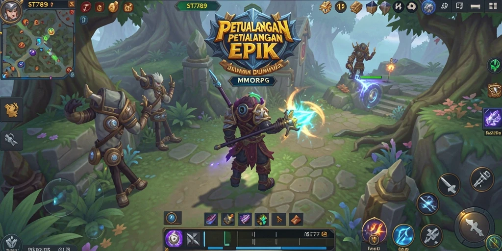 Tampilan gameplay epik ST789 dengan grafis yang memukau.