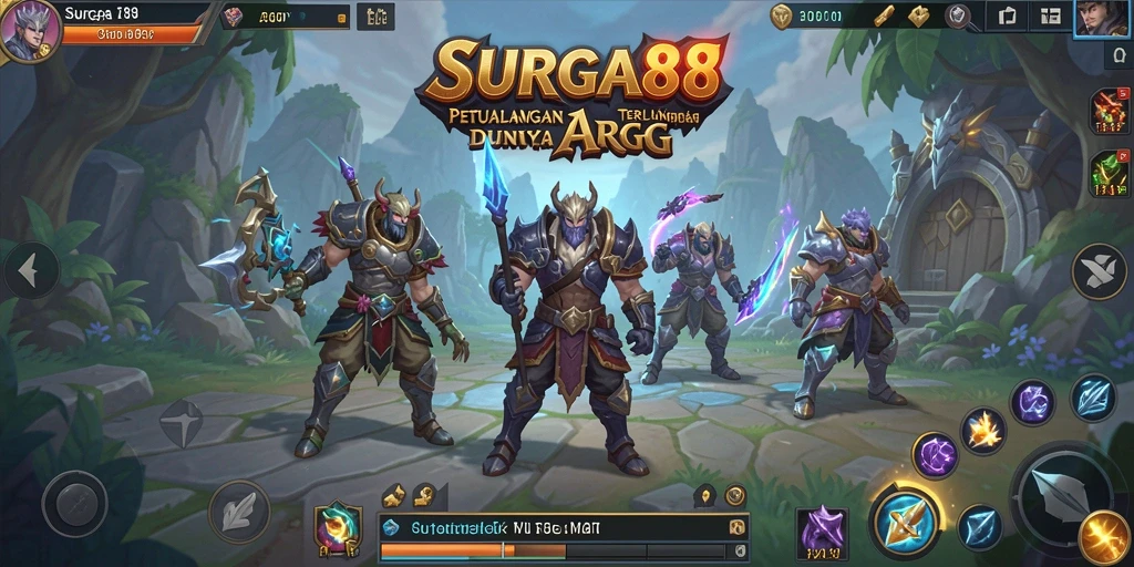 Tampilan gameplay SURGA88 yang mendebarkan dan penuh aksi.