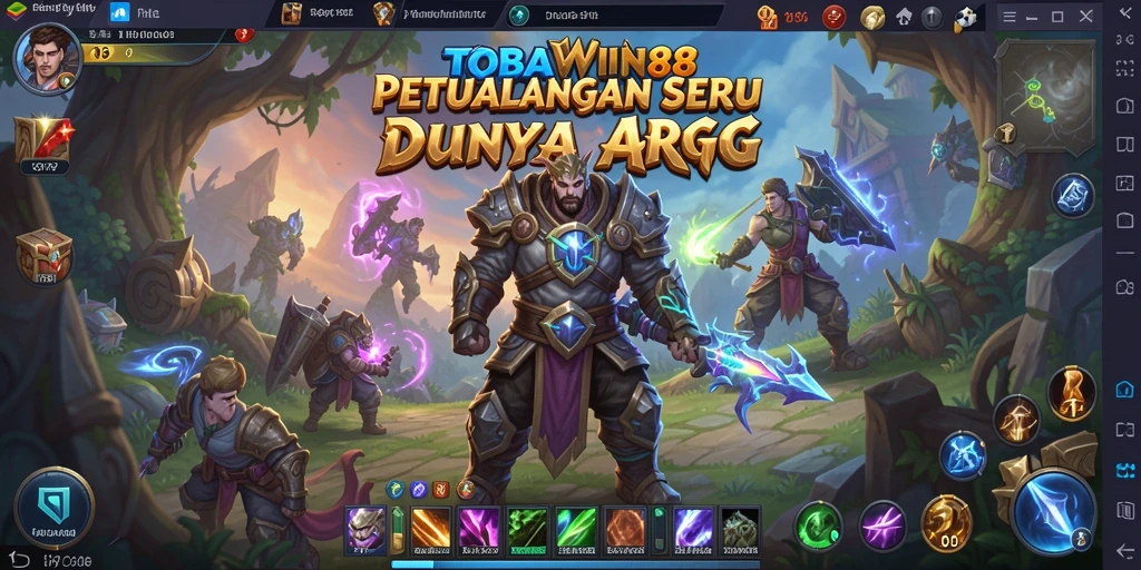 Gameplay seru dalam dunia fantasi TOBAWIN88 dengan karakter yang unik.