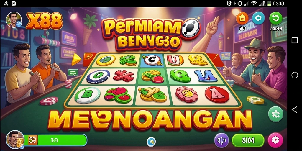 Screenshot gameplay X88 menampilkan aksi seru permainan Bingo.